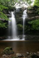 9391 Summerhill Force and Gibsons Cave, Bowlees, Teesdale, County Durham.